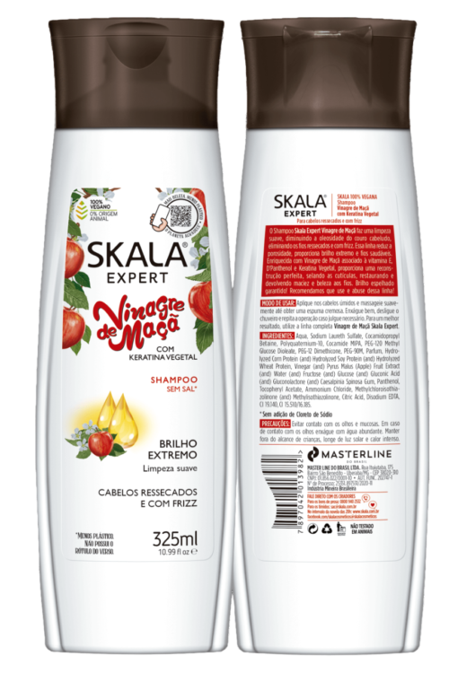 Skala - Vinagre de Maça - Kit Shampoo + Acondicionador 325ml