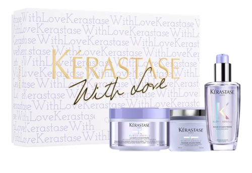 Kerastase – Box Blond Absolu – Bain Cicaextreme, Huile Cicaextreme y Masque Cicaextreme